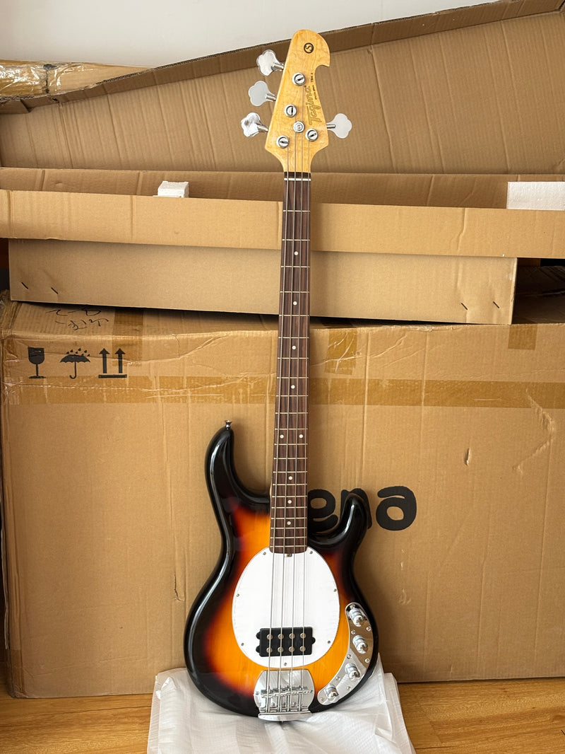 PANGO Music 4 String Gloss Vintage Sunburst Electric Bass Guitar (YMZ-206)