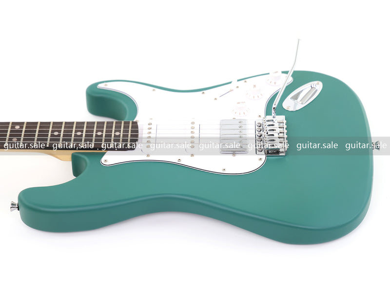 6-String ST-Style Electric Guitar with Matte Teal Finish (PHY-167F, Fast Shipping, Tariff-free)
