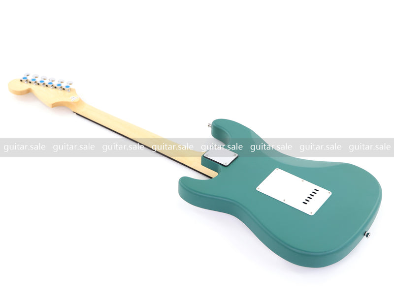6-String ST-Style Electric Guitar with Matte Teal Finish (PHY-167F, Fast Shipping, Tariff-free)