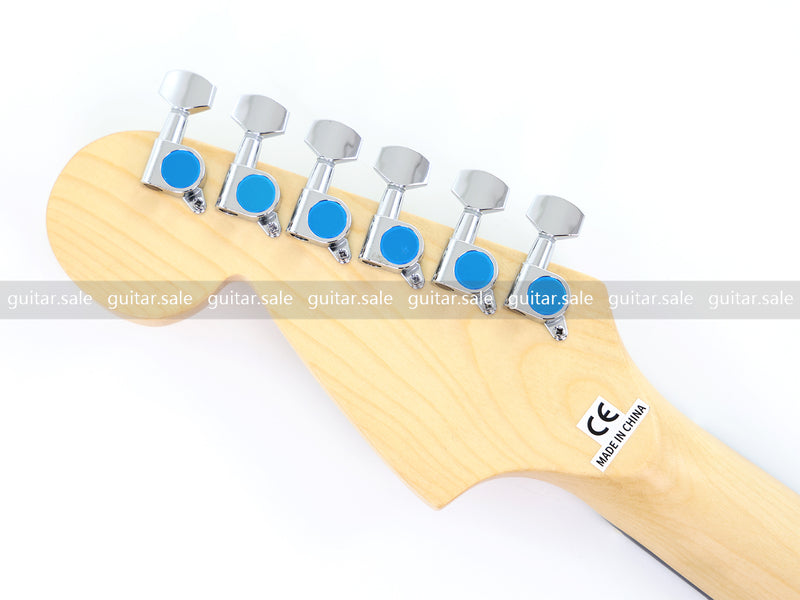 6-String ST-Style Electric Guitar with Matte Teal Finish (PHY-167F, Fast Shipping, Tariff-free)