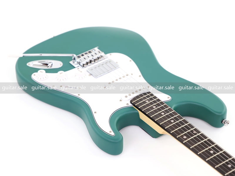 6-String ST-Style Electric Guitar with Matte Teal Finish (PHY-167F, Fast Shipping, Tariff-free)