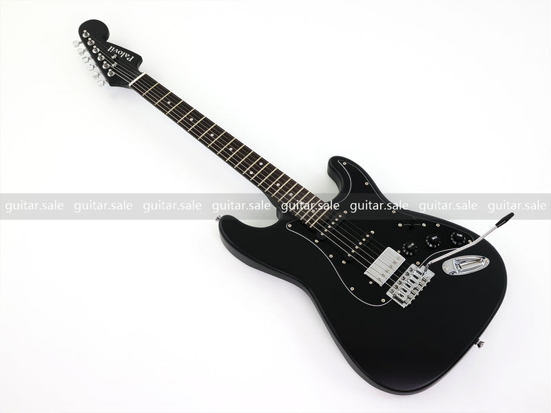 6-String ST-Style Electric Guitar with Matte Black Finish (PHY-172F, Fast Shipping, Tariff-free)