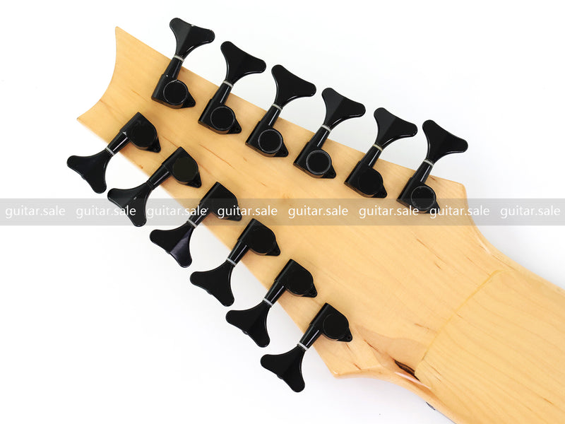 Pango Music 12 String Electric Bass Guitar with Active Electronics (GKS-138)