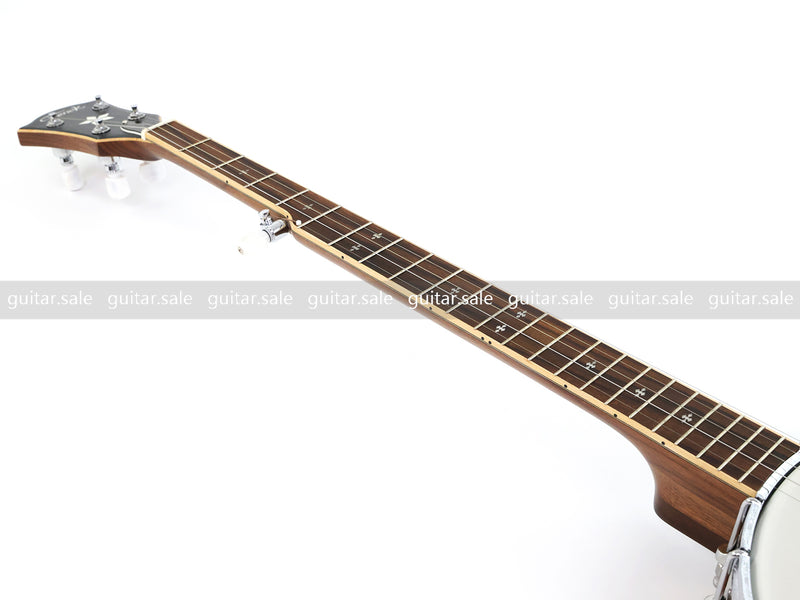 Pango Music 5 String Open Back Walnut Neck & Rim Banjo (HDB-512)