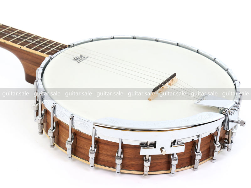 Pango Music 5 String Open Back Walnut Neck & Rim Banjo (HDB-512)