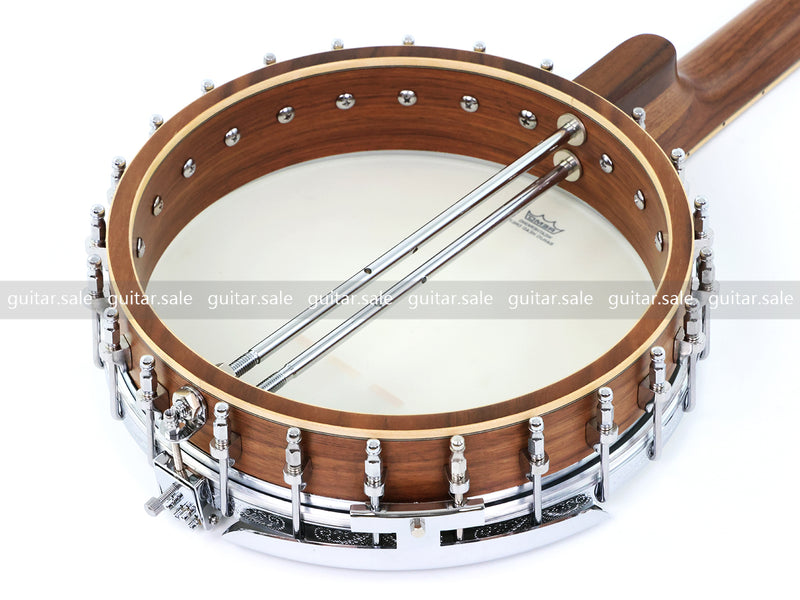Pango Music 5 String Open Back Walnut Neck & Rim Banjo (HDB-512)