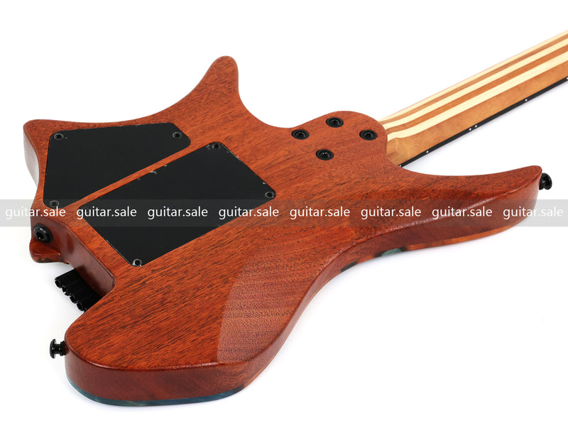 Pango Music 6-String Headless ResinBurl Body Electric Guitar (PTH-087S-06)