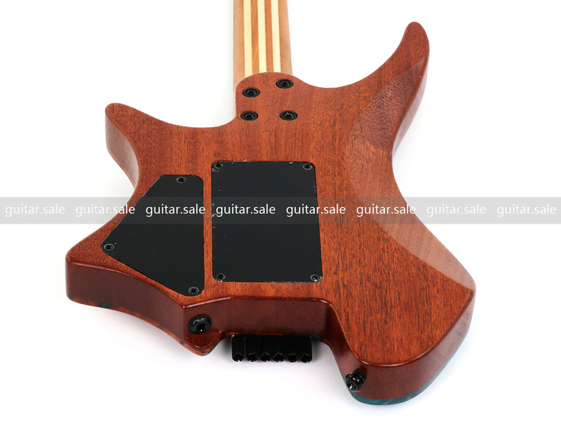 Pango Music 6-String Headless ResinBurl Body Electric Guitar (PTH-087S-06)