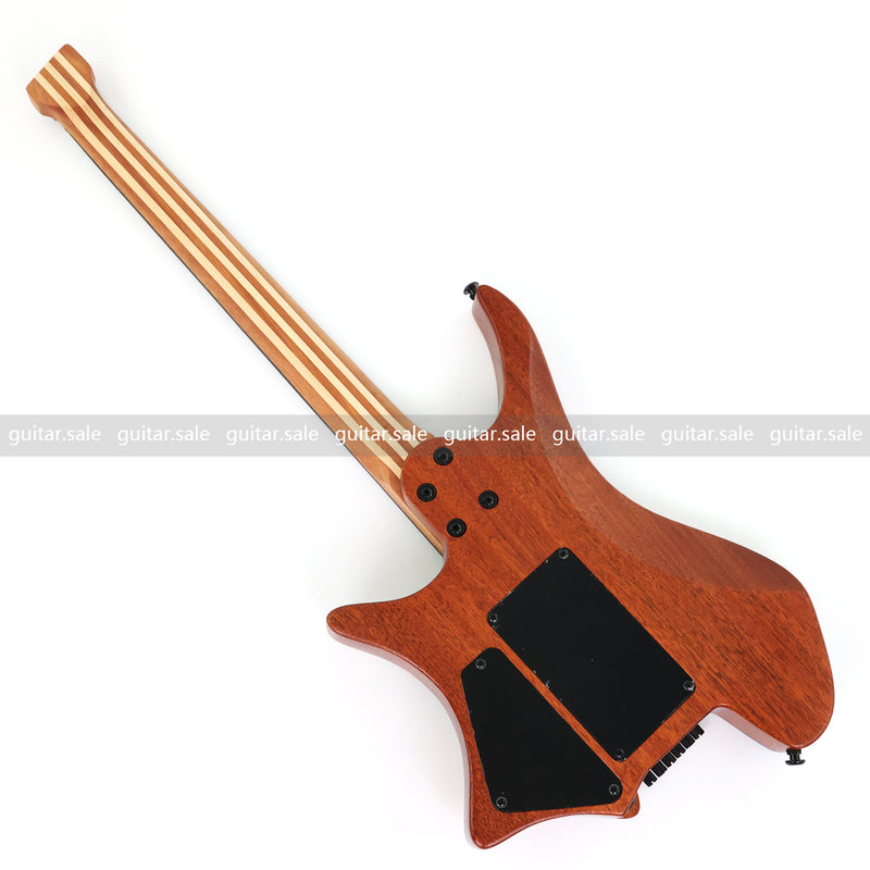 Pango Music 6-String Headless ResinBurl Body Electric Guitar (PTH-087S-06)