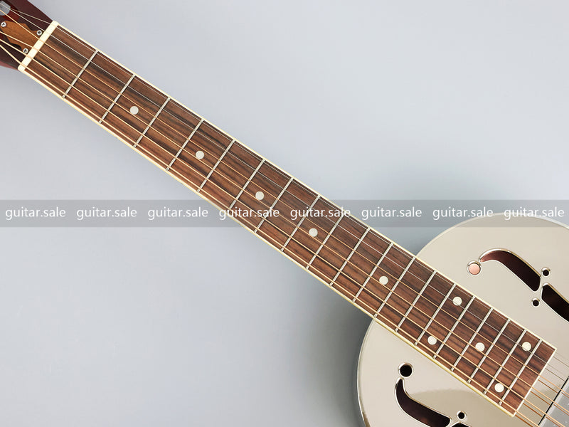 Pango Music Metal Body Single Cone Resonator Electric Guitar (YMZ-201, Limited Edition)