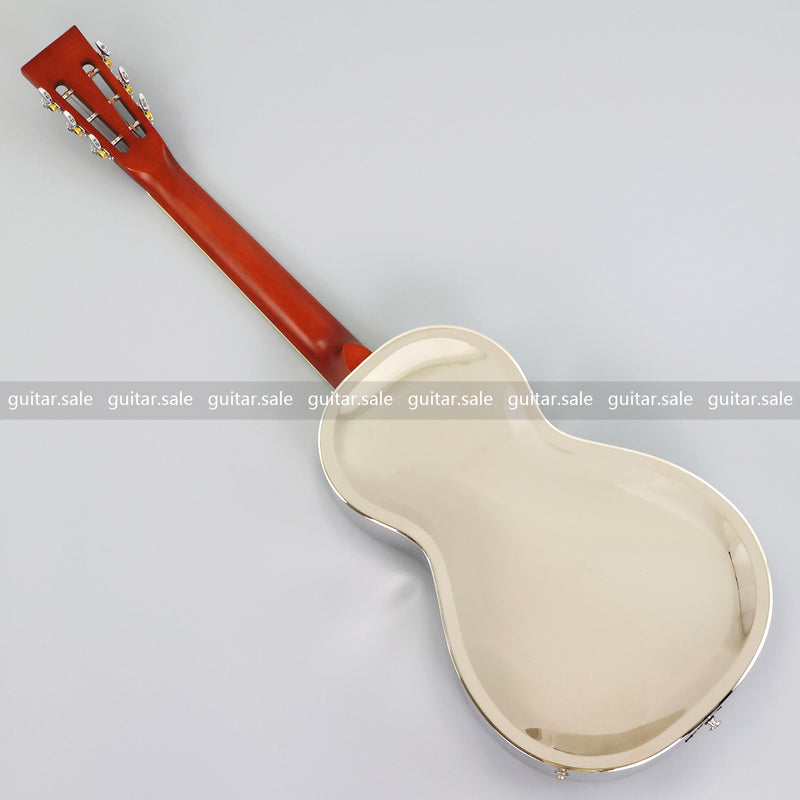 Pango Music Metal Body Single Cone Resonator Electric Guitar (YMZ-201, Limited Edition)
