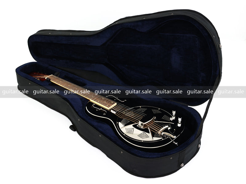 Pango Music Metal Body Single Cone Resonator Electric Guitar (YMZ-201, Limited Edition)