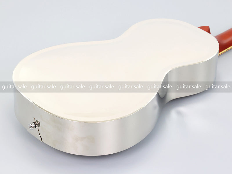 Pango Music Metal Body Single Cone Resonator Electric Guitar (YMZ-201, Limited Edition)