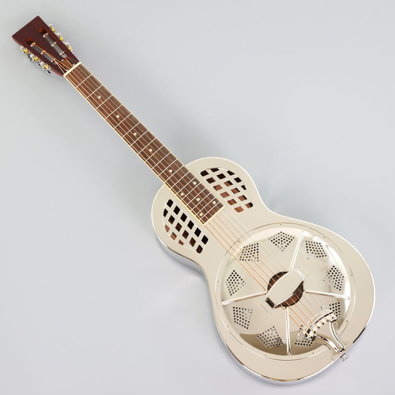 Pango Music Metal Body Single Cone Resonator Electric Guitar (YMZ-278, Limited Edition)