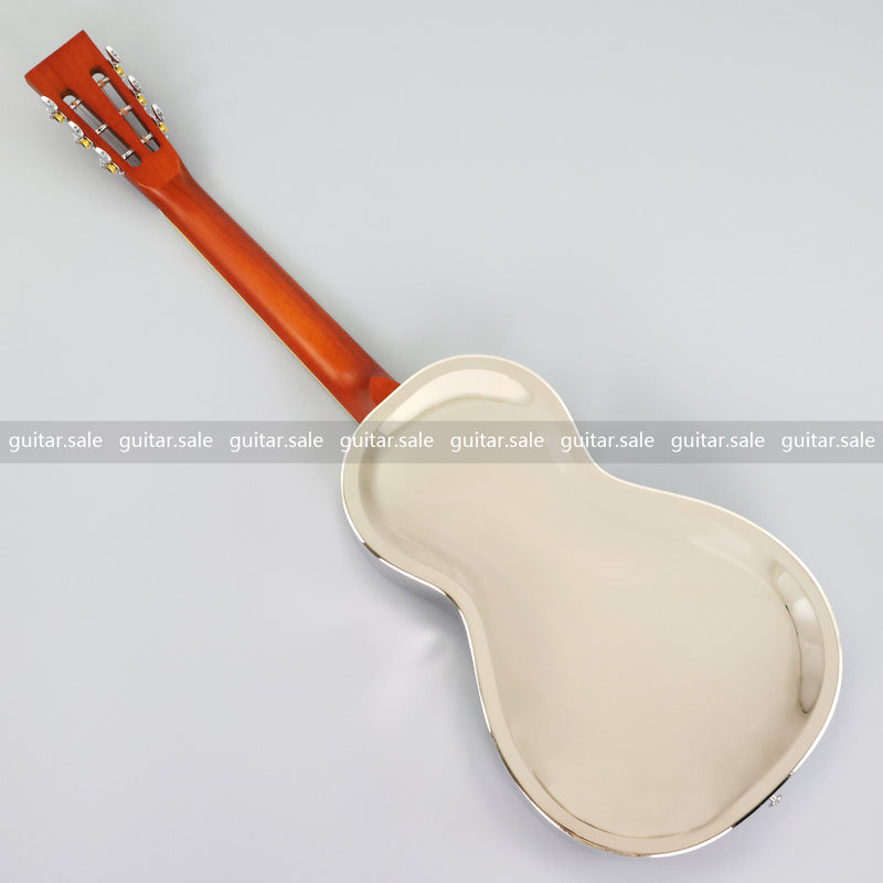 Pango Music Metal Body Single Cone Resonator Electric Guitar (YMZ-278, Limited Edition)