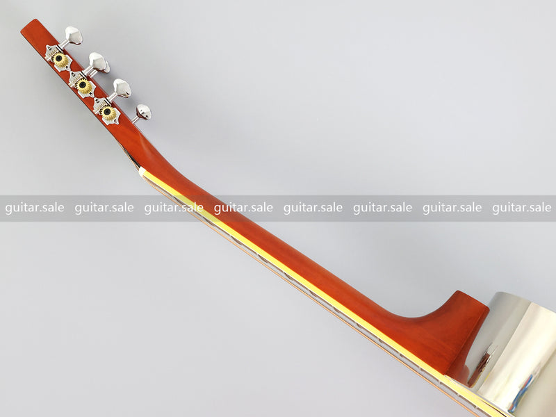 Pango Music Metal Body Single Cone Resonator Electric Guitar (YMZ-278, Limited Edition)