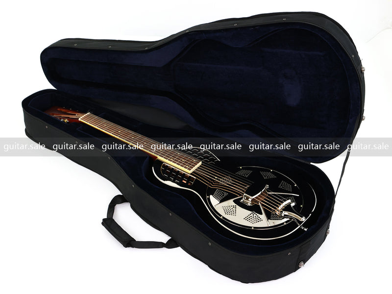 Pango Music Metal Body Single Cone Resonator Electric Guitar (YMZ-278, Limited Edition)