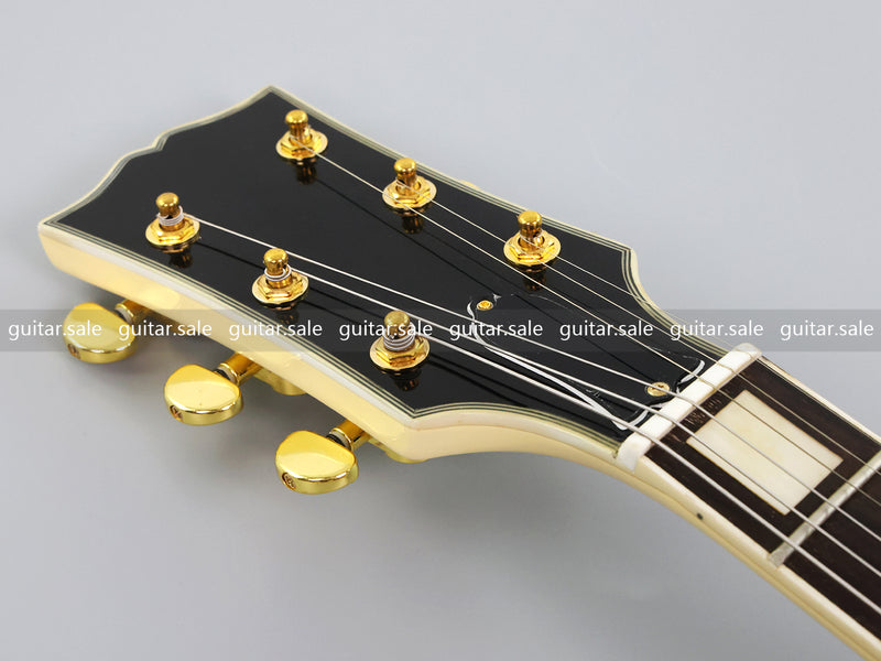 SG Style Electric Guitar with Gold Maestro Vibrola Tailpiece (PHY-528)