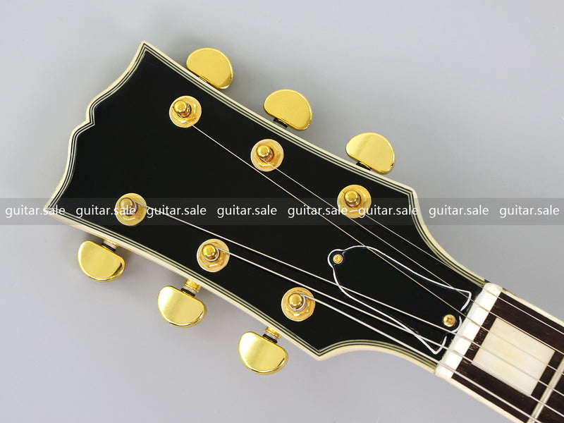 SG Style Electric Guitar with Gold Maestro Vibrola Tailpiece (PHY-528)