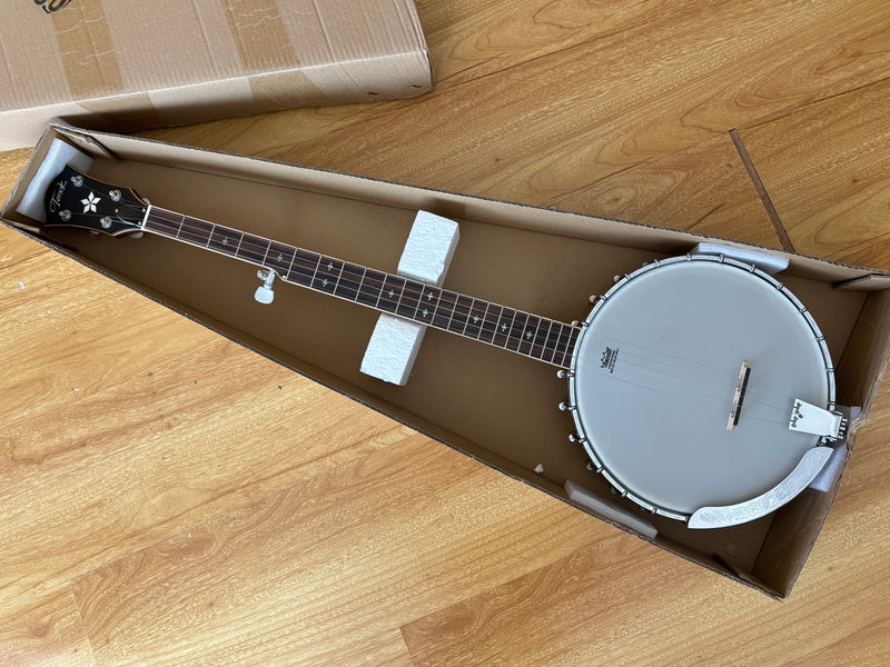 Pango Music 5 String Open Back Walnut Neck & Rim Banjo (HDB-512)