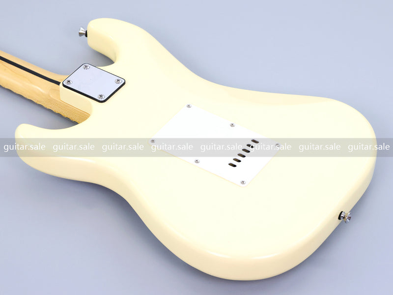 ST Style Cream Color Electric Guitar with Whole Grooved Fretboard (GKS-149, Limited Edition)