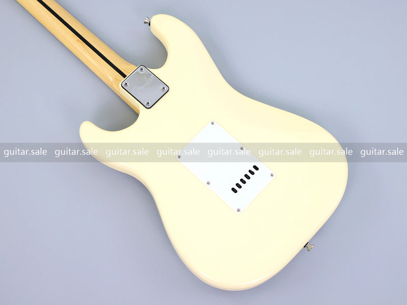ST Style Cream Color Electric Guitar with Whole Grooved Fretboard (GKS-149, Limited Edition)