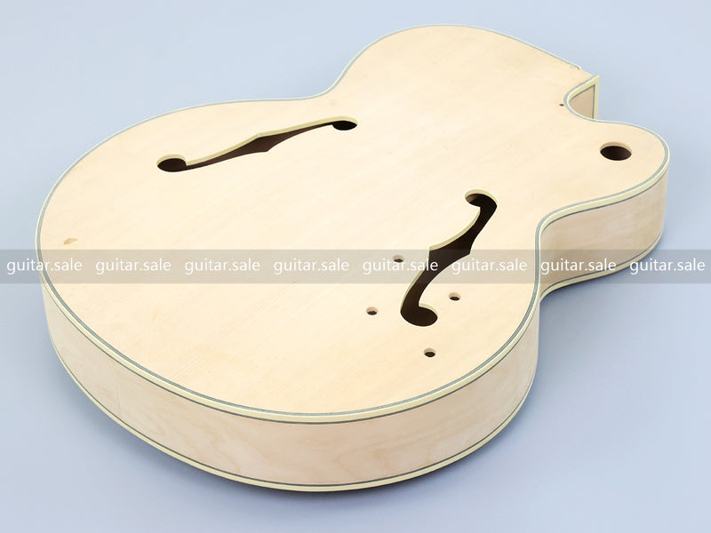Semi Hollow Unfinished DIY Electric Guitar Body (SHB-176, B Stock)