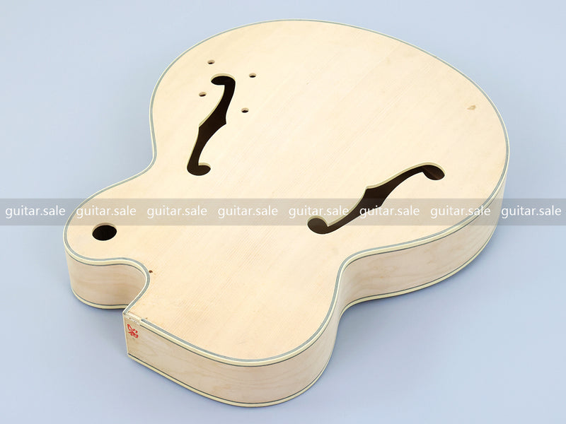 Semi Hollow Unfinished DIY Electric Guitar Body (SHB-176, B Stock)