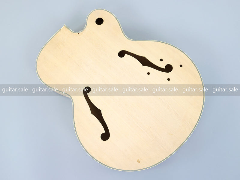 Semi Hollow Unfinished DIY Electric Guitar Body (SHB-176, B Stock)
