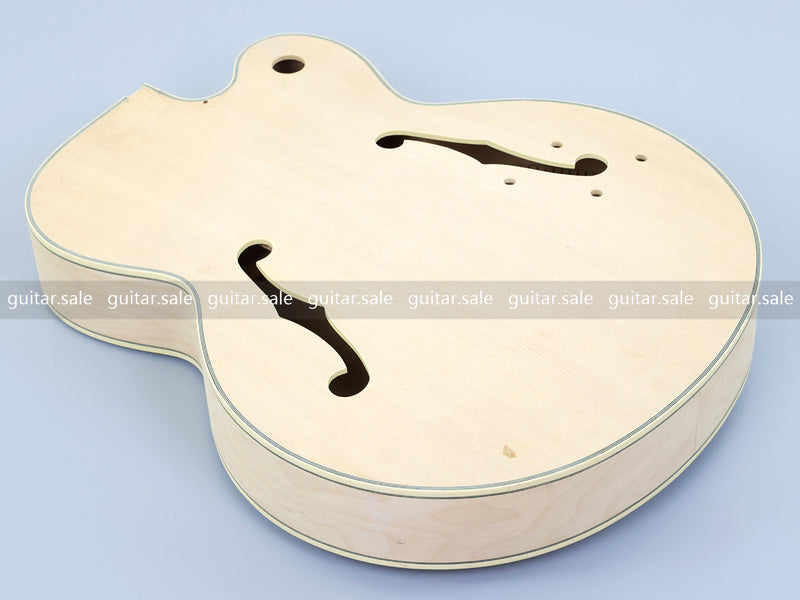 Semi Hollow Unfinished DIY Electric Guitar Body (SHB-176, B Stock)