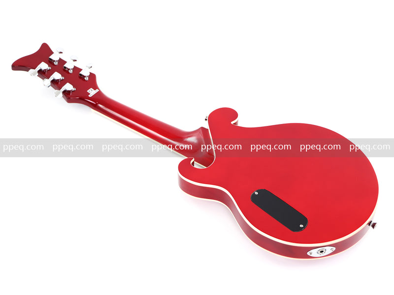 Shorty Solid Body Electric Guitar with AAA Birdseye Maple Veneer (HY-2527)