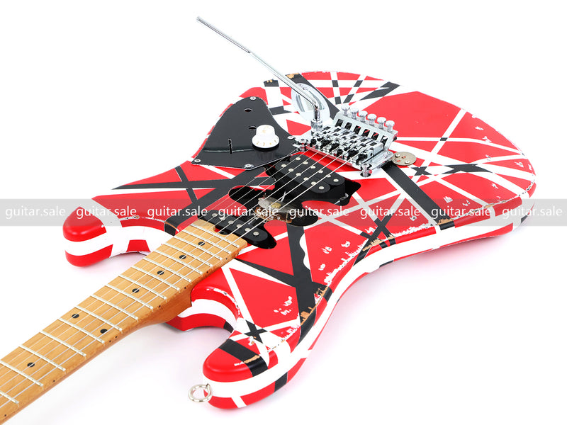 Neo-ST Series Redesigned Relic Electric Guitar (ST-1816, Headstock & Stripe Modified)