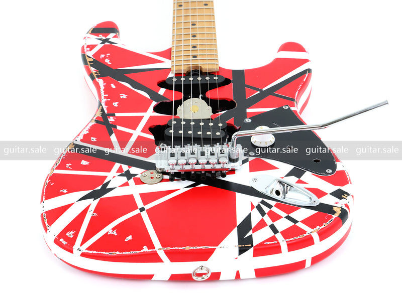 Neo-ST Series Redesigned Relic Electric Guitar (ST-1816, Headstock & Stripe Modified)