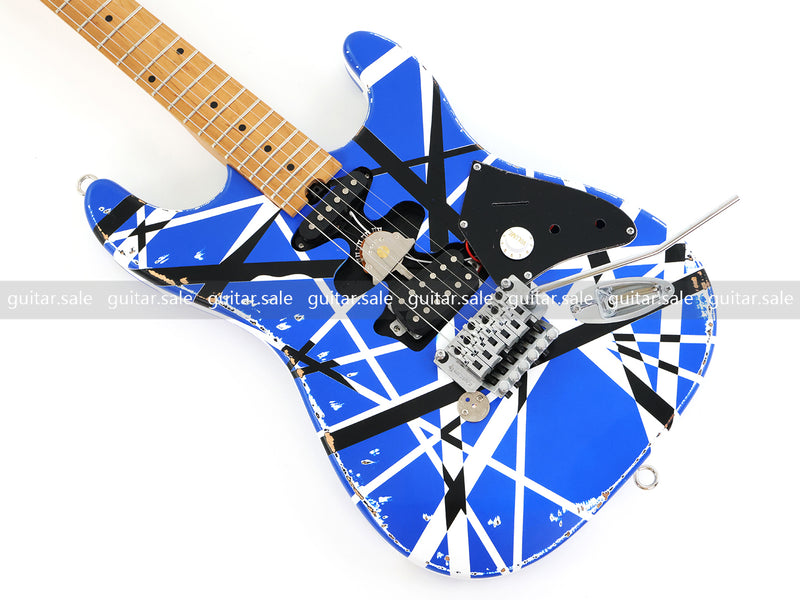 Neo-ST Series Redesigned Relic Electric Guitar (ST-1817, Headstock & Stripe Modified)